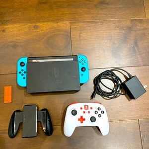 Nintendo Switch with accessories